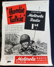 Motorola Radiotelefony Vintage Reklama